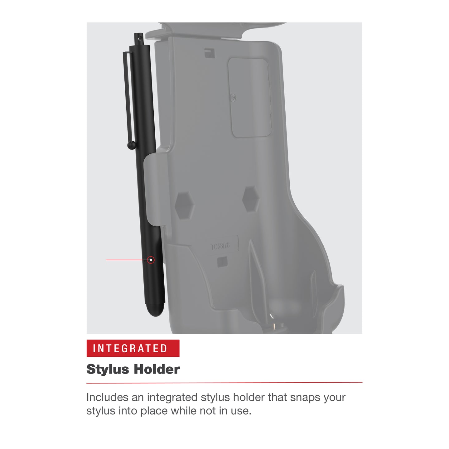 RAM® Key-Locking Form-Fit Powered Dock for Zebra TC73 & TC78 (RAM-HOL-ZE17L-1U)