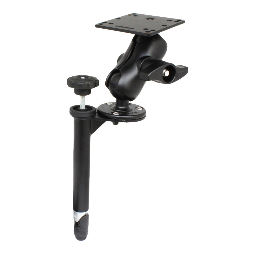 RAM® 8" Upper Pole with Double Ball Mount and 100x100mm VESA Plate (RAM-VBD-SW1-AES1)