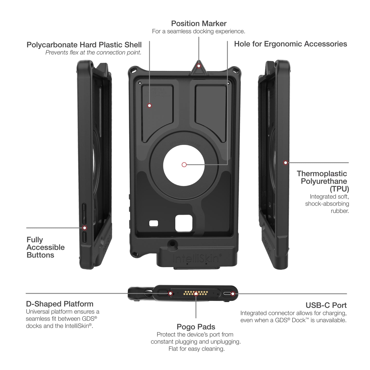 IntelliSkin® Next Gen for Samsung Tab E 8.0 SM-T377 & SM-T378 (RAM-GDS-SKIN-SAM64-NG)