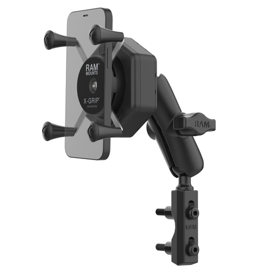 RAM® X-Grip® Phone Mount with Vibe-Safe™ & Reservoir Base (RAM-B-174-UN7-462)