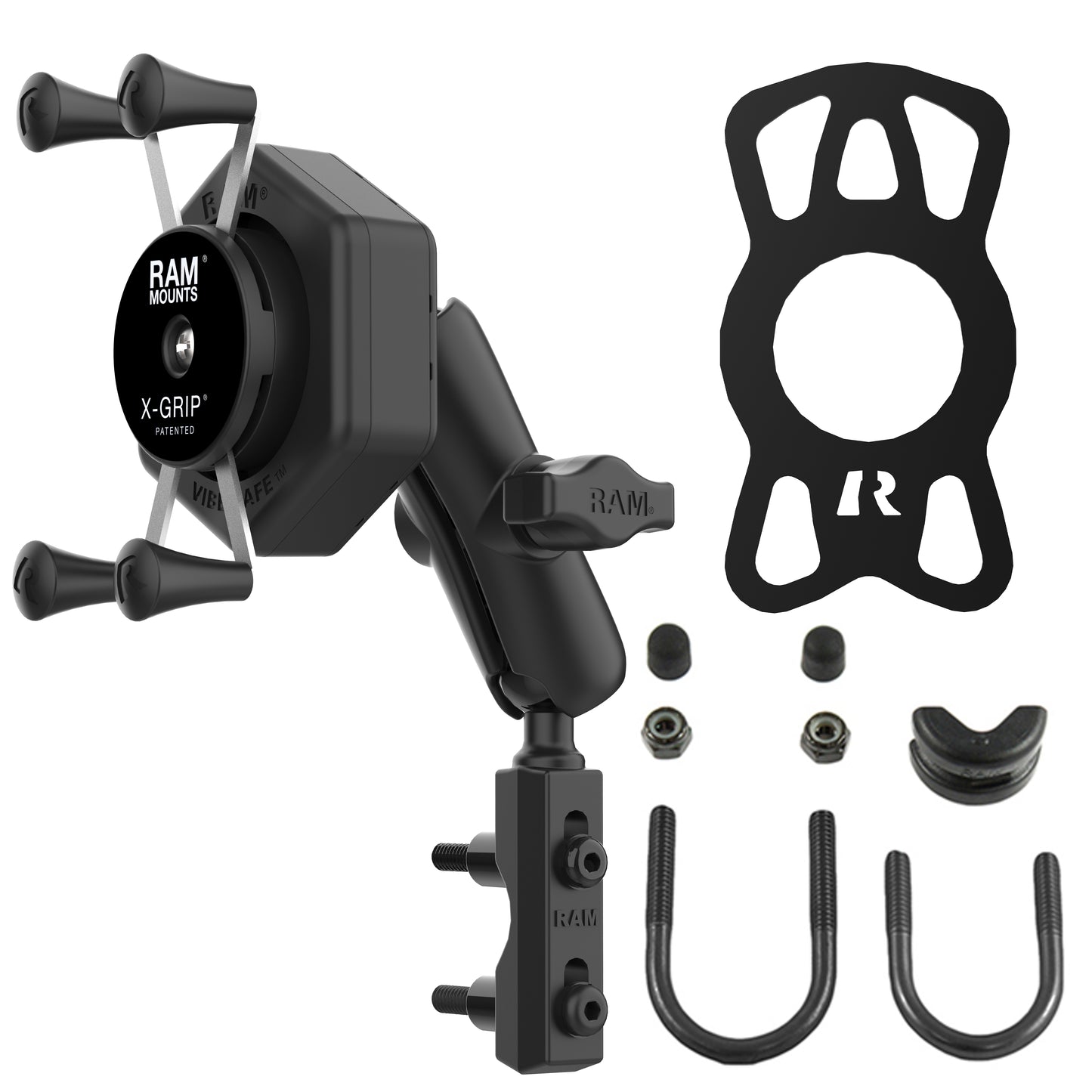 RAM® X-Grip® Phone Mount with Vibe-Safe™ & Reservoir Base (RAM-B-174-UN7-462)