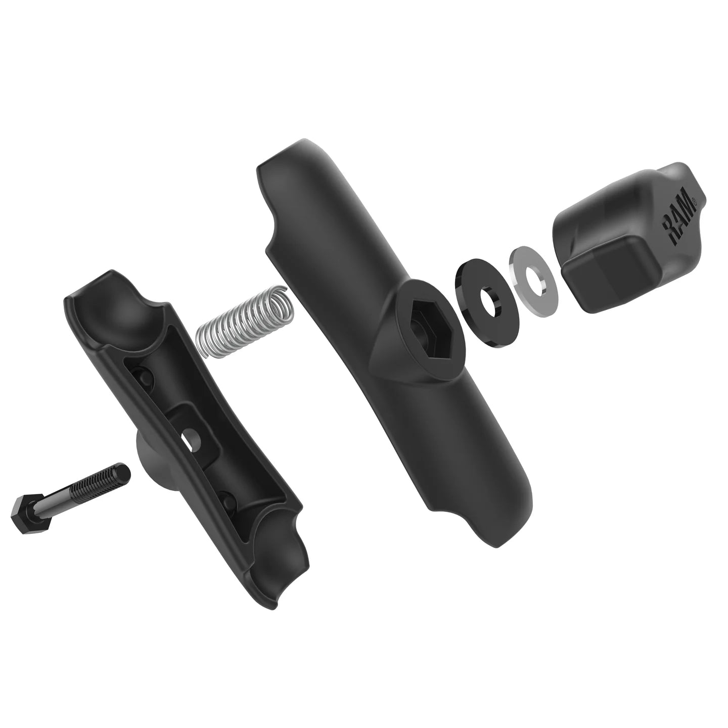 RAM Double Socket Arm for B Size 1" Balls (RAM-B-201U)
