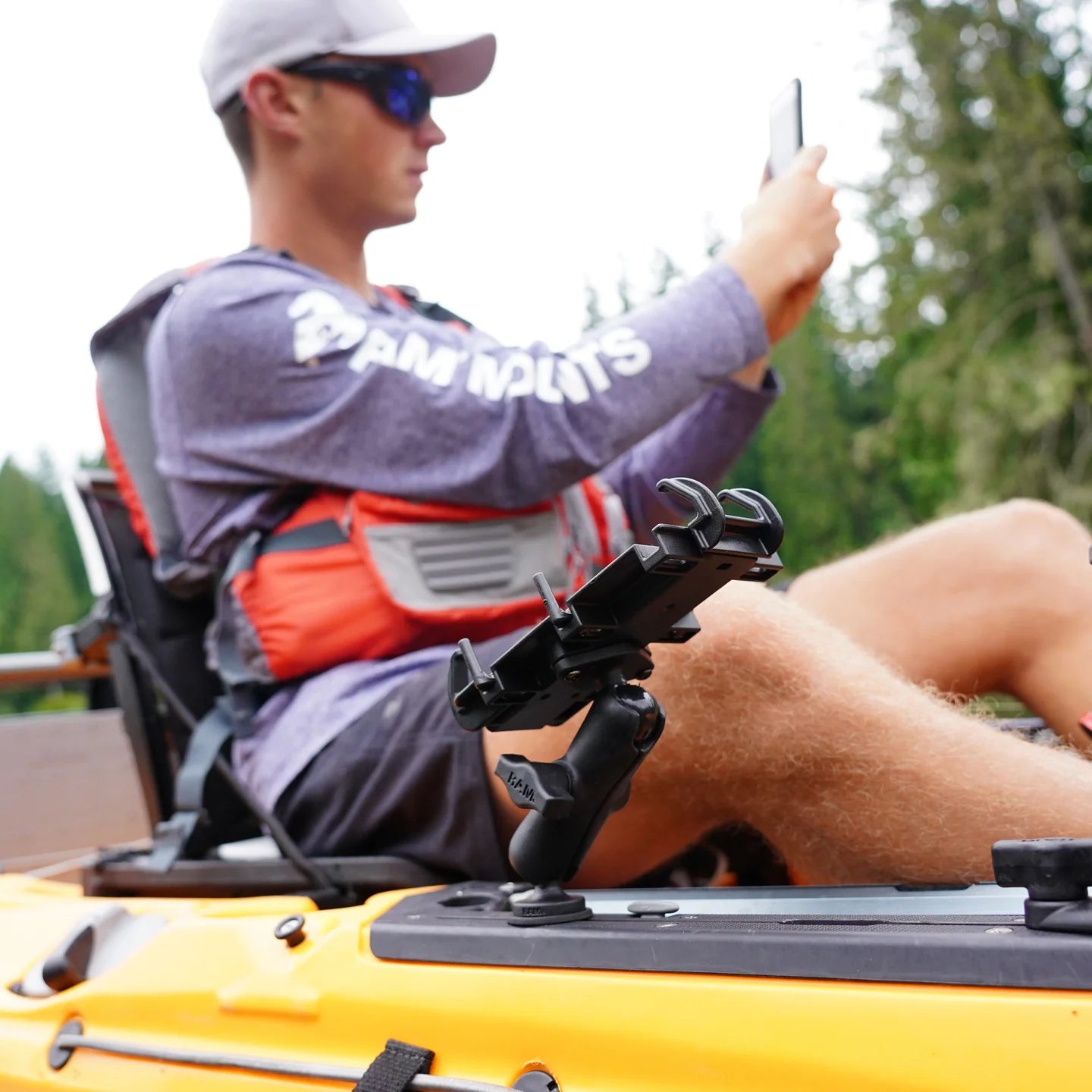 RAM Double Socket Arm for B Size 1" Balls (RAM-B-201U)