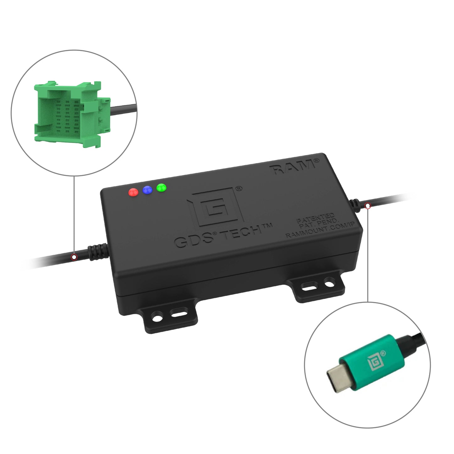 GDS® CAN Bus with FMS Connector (RAM-GDS-CAN-FMSU)
