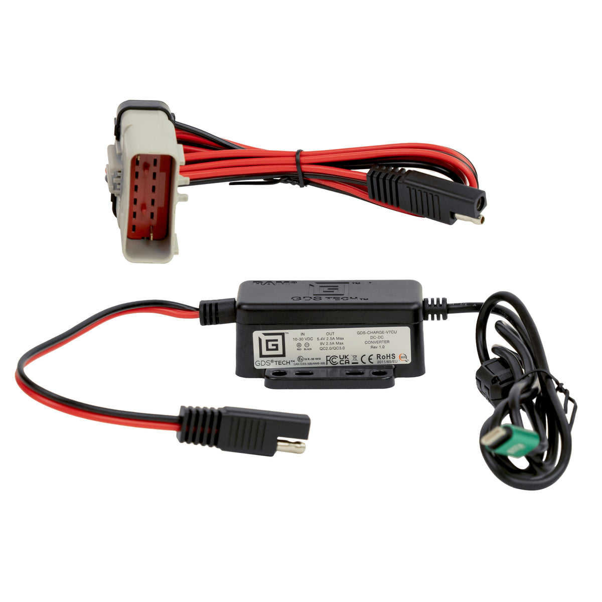 GDS® Modular 10-30V Charger with Male USB Type-C & RP1226 Connector (RAM-GDS-CHARGE-V7C-RP1226U)