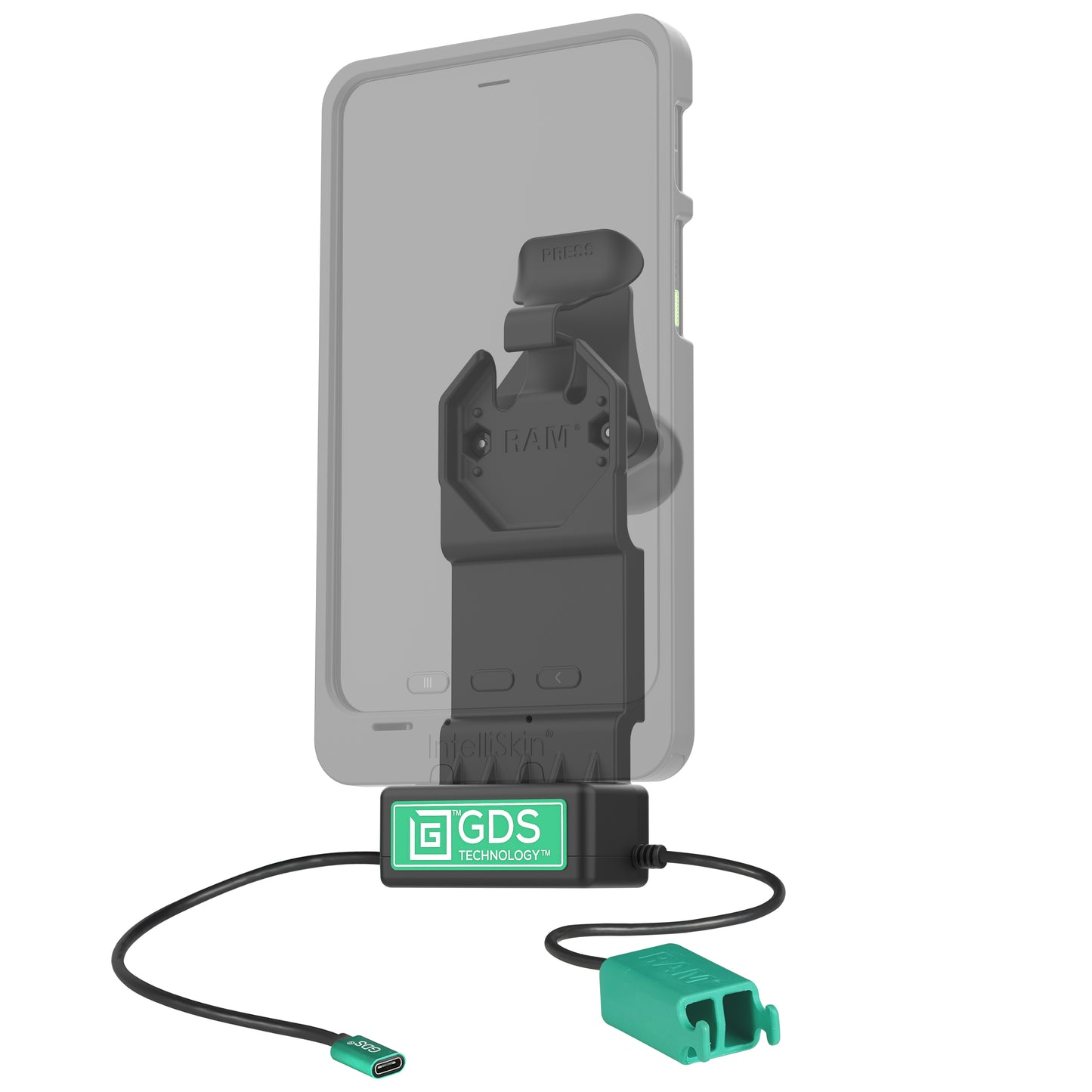 GDS® Uni-Conn™ Power + Dual USB-A Dock (RAM-GDS-DOCK-U1CD2U)