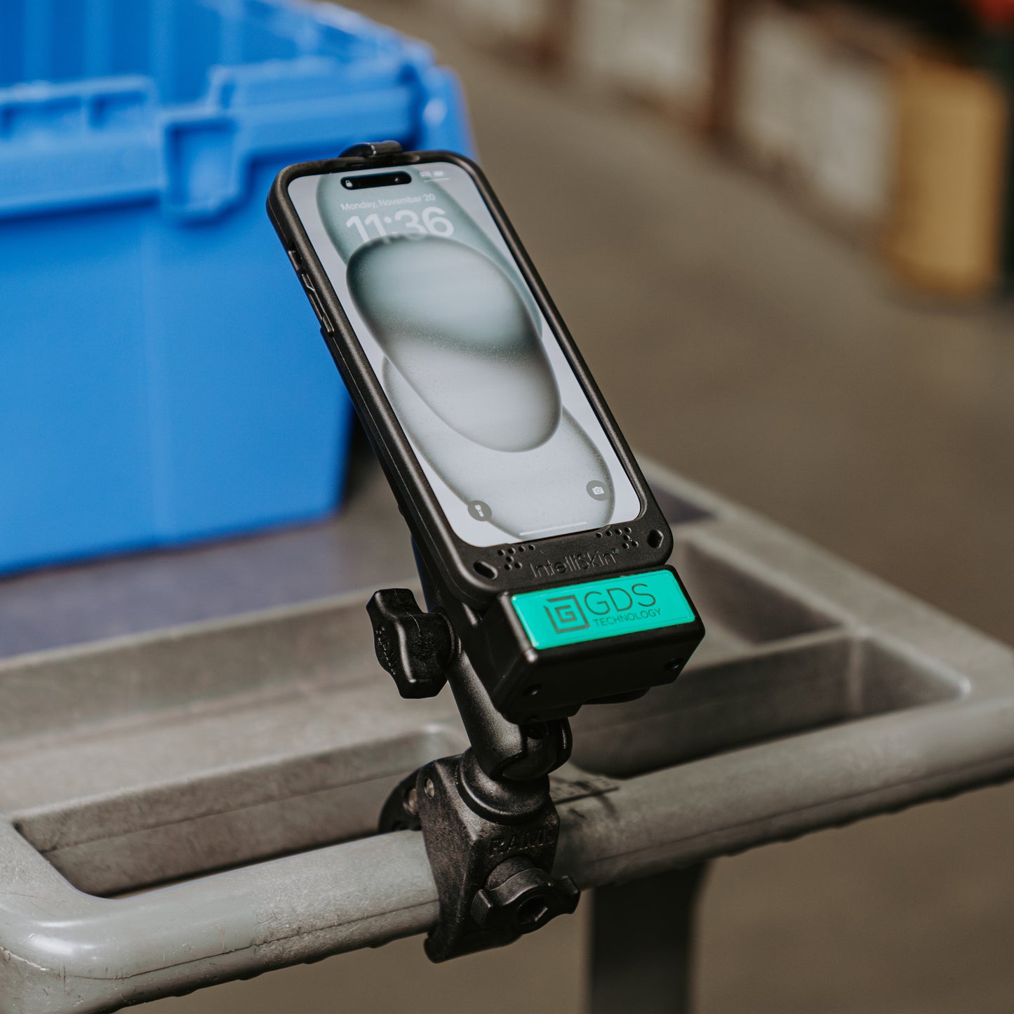GDS® Vehicle Phone Dock with USB Type-C 2.0 for IntelliSkin® Products (RAM-GDS-DOCK-V1CPU)