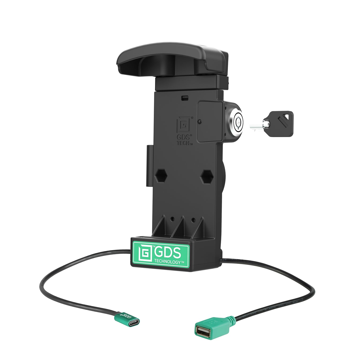 GDS® Locking Powered Dock + USB-A for Zebra TC2x & TC5x (RAM-GDS-DOCKL-V12-ZE2434CPDU)