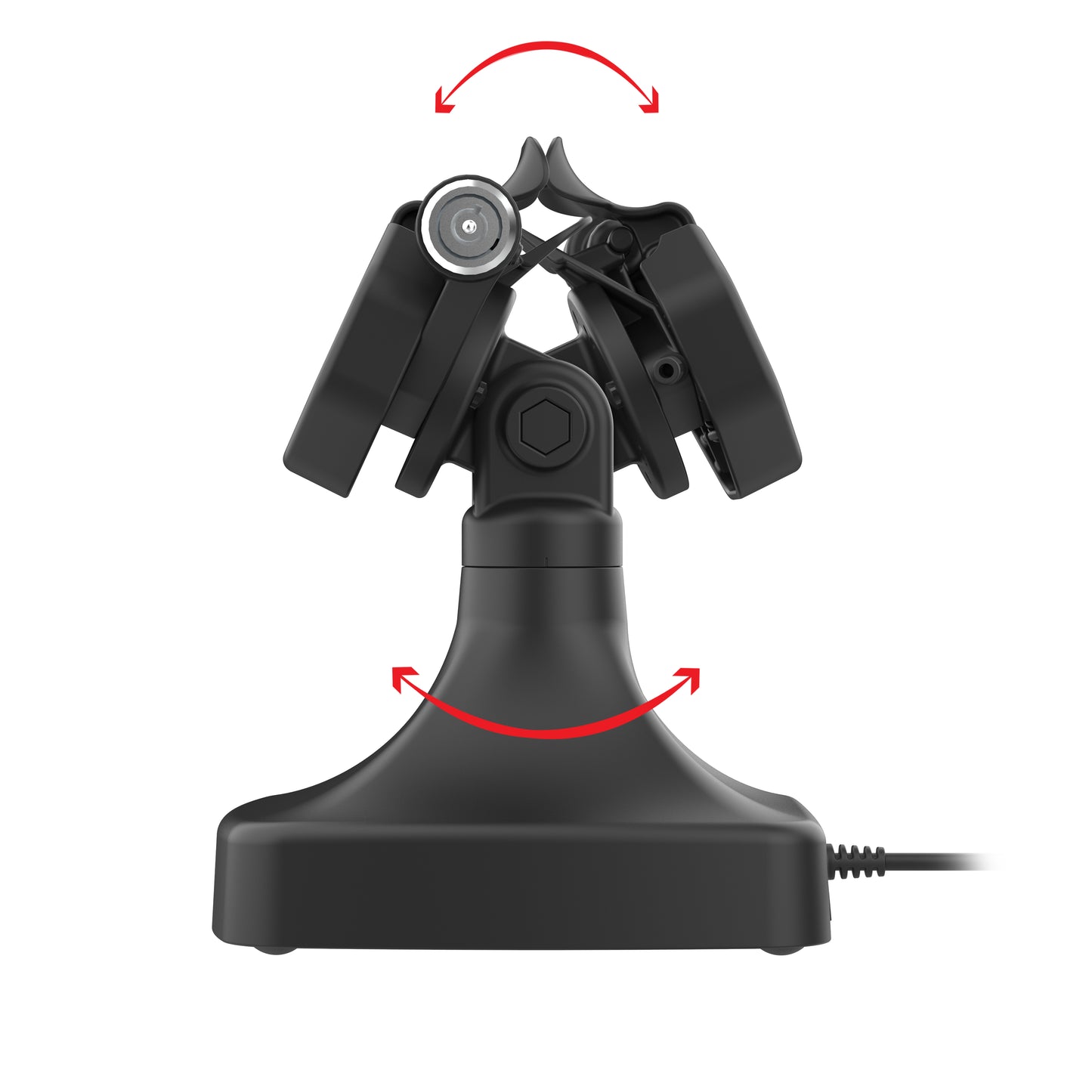 GDS® Uni-Conn™ Powered Locking Tilt & Swivel Dock with PoE + Data (RAM-GDS-DOCKLR-D14-U3E-2A)
