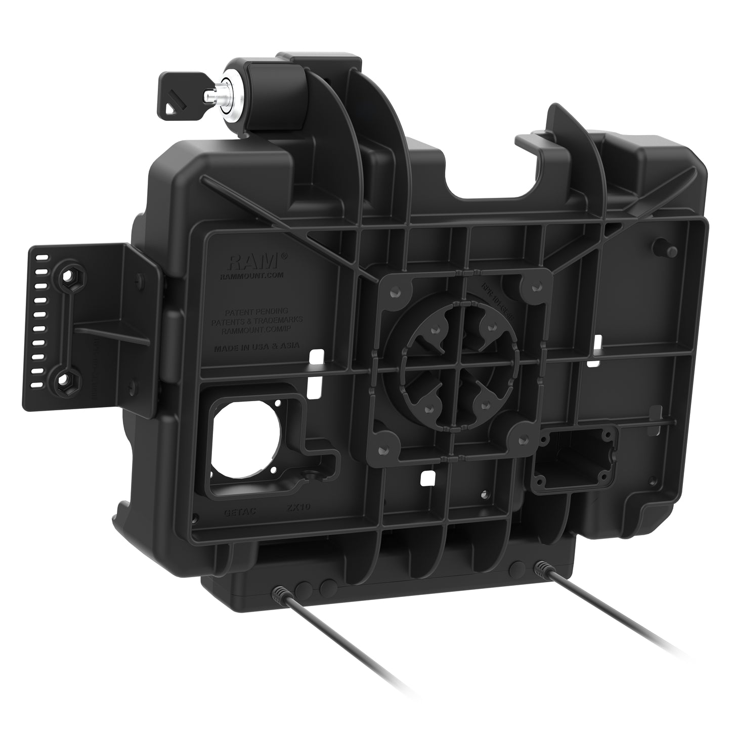 RAM® Locking Power + Data Dock for Getac ZX10 (RAM-HOL-GE4PDKLU)