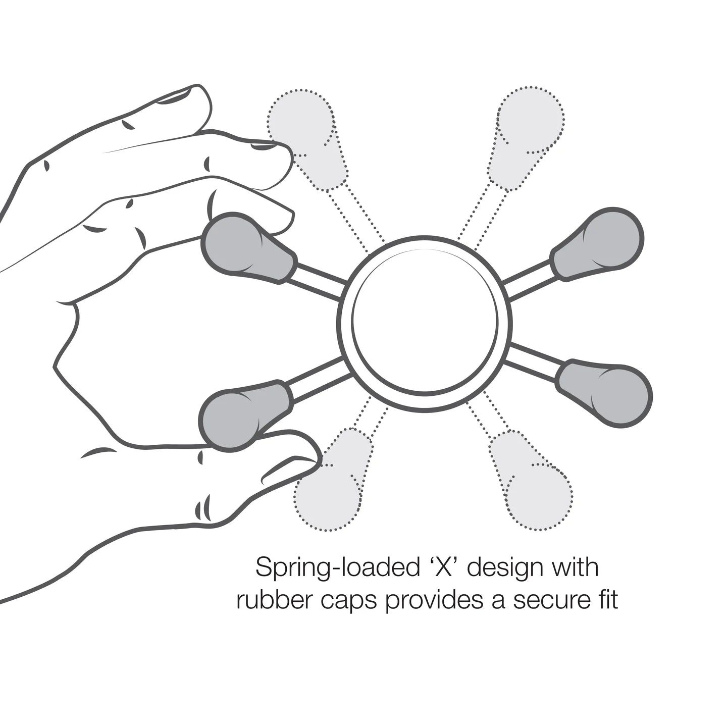 RAM Tough-Claw™ Mount with X-Grip® Universal Cradle (RAM-HOL-UN7-400U)