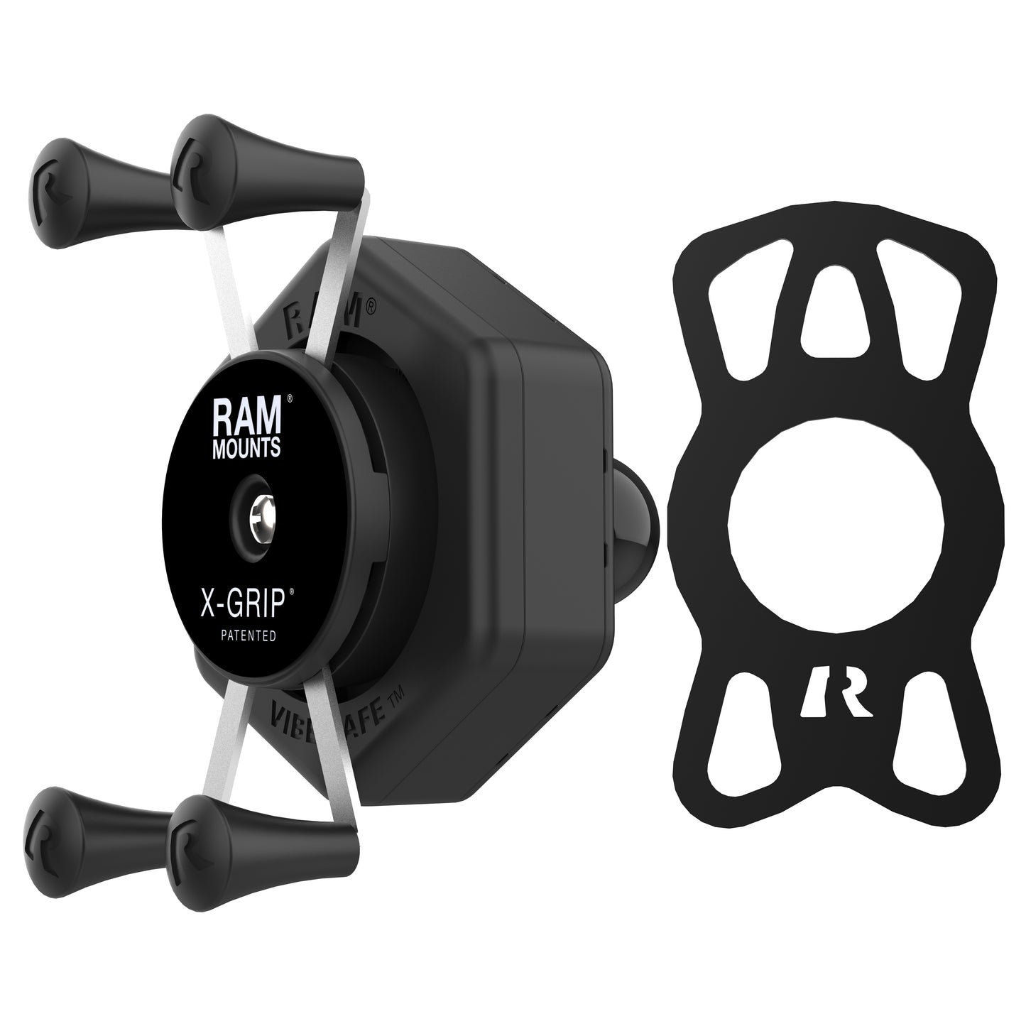 RAM® X-Grip® Phone Holder with Ball & Vibe-Safe™ Adapter (RAM-HOL-UN7B-462)