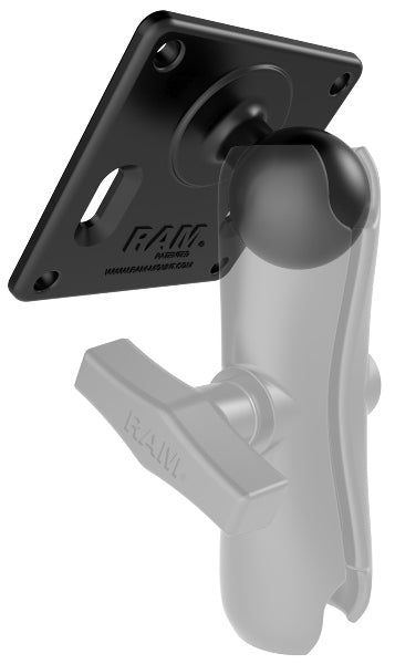 RAM 75mm X 75mm VESA Plate with 1.5" Ball (RAM-2461U)