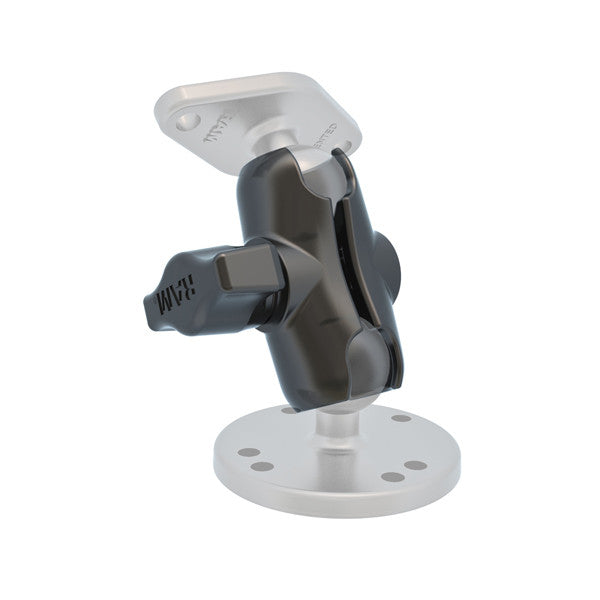 RAM CHROME DOUBLE SOCKET ARM 1 3-4inch LENGTH RAM-B-201-ACHU (SKU 3716)