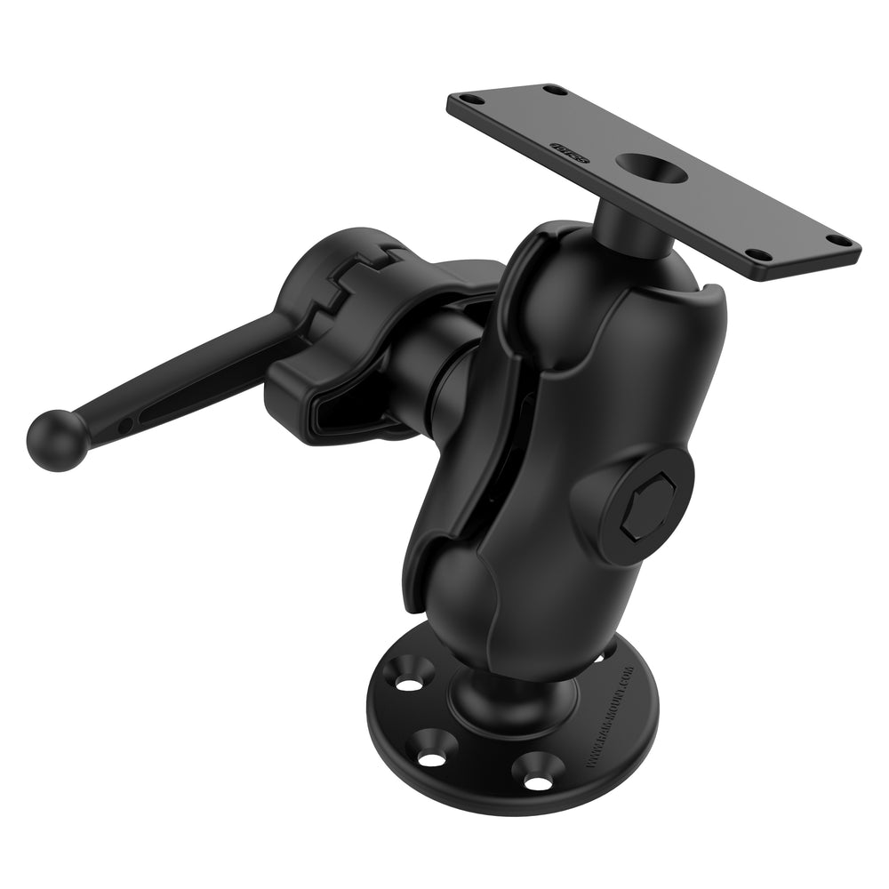 RAM® Drill-Down Ball Mount for Humminbird Helix 8-15, XPLORE & Apex (RAM-D-202-25-C-202-KNOB9HU)