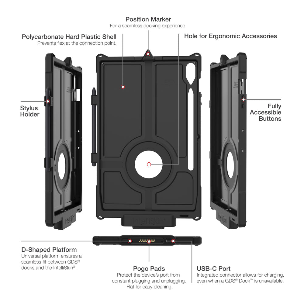 IntelliSkin® Next Gen for Samsung Tab S10+, S9+ & S9 FE+ (RAM-GDS-SKIN-SAM87-NG)