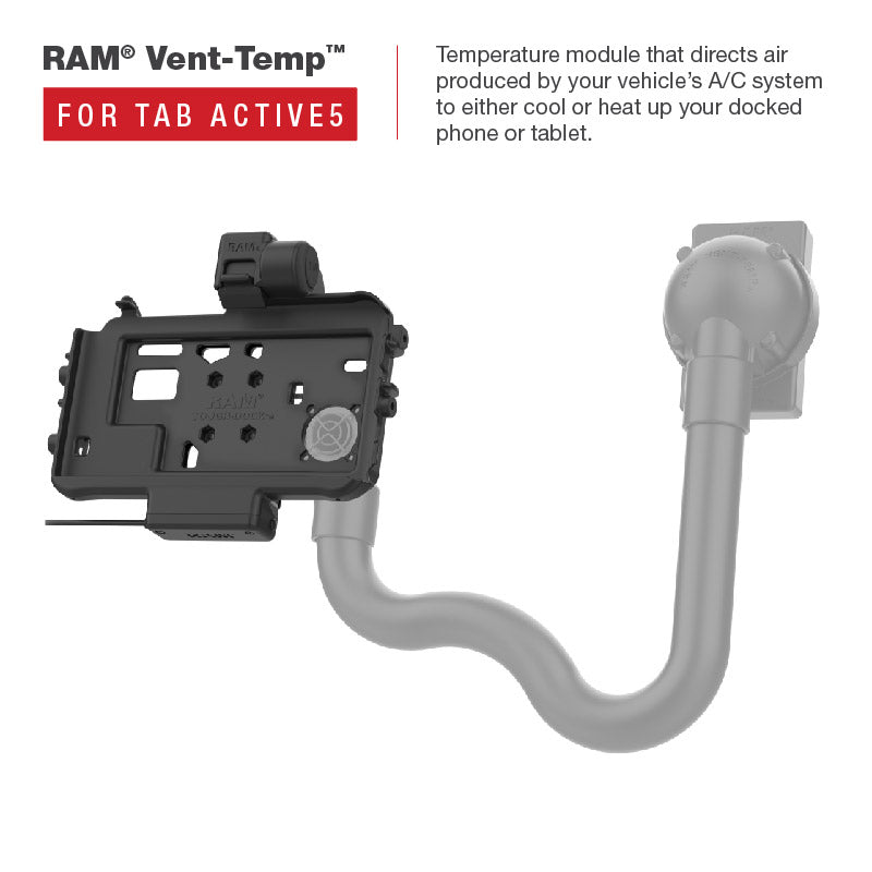 RAM® Low-Profile USB-C Powered Dock for Tab Active5 & 3 (RAM-HOL-SAM58CPTU)
