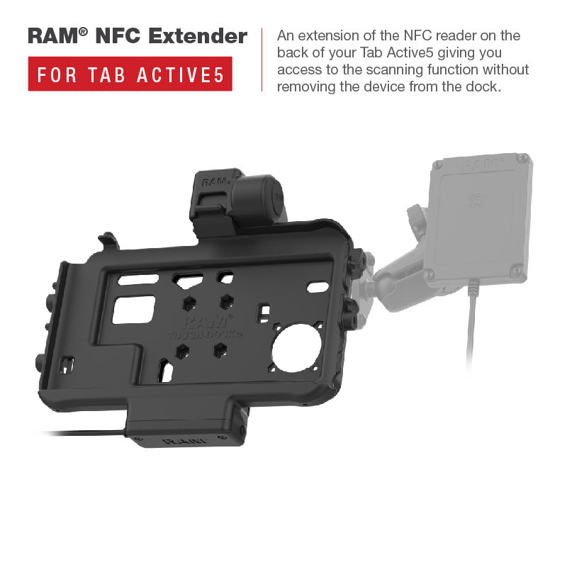 RAM® Low-Profile USB-C Powered Dock for Tab Active5 & 3 (RAM-HOL-SAM58CPTU)