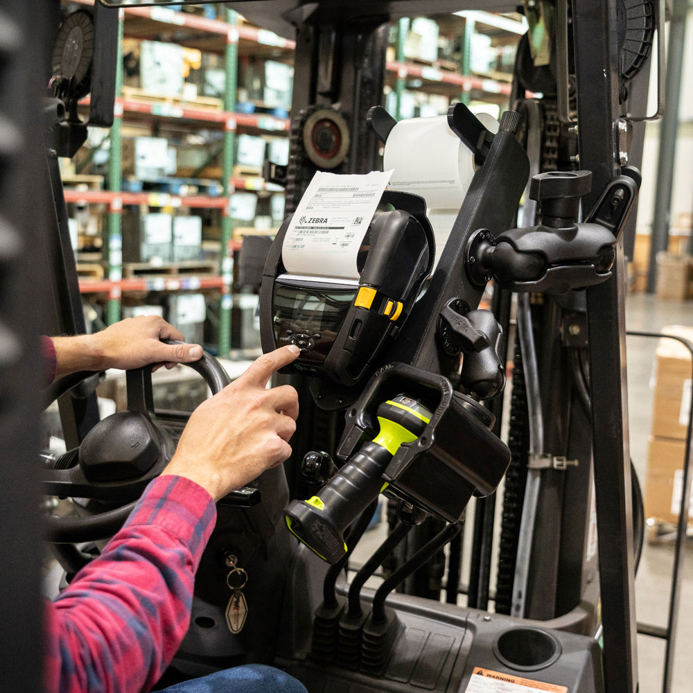 RAM® Printer Mount with Paper Feed for Zebra ZQ630 Series (RAM-PM1-ZE31U)