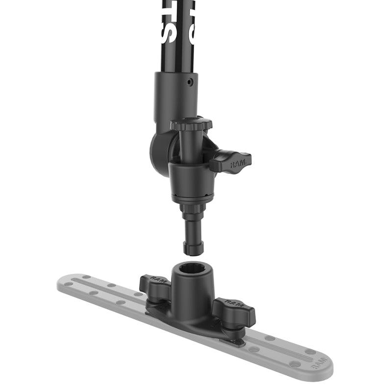 RAM® Tough-Pole™ 48" Camera Mount with Double Pipe & Dual Track Base (RAP-411-18-18-A-GOP1)