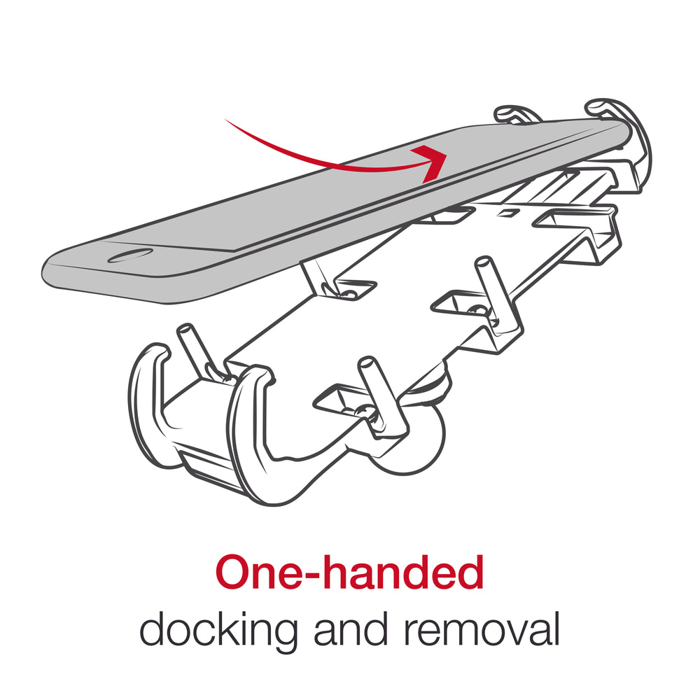 RAM® Quick-Grip™ XL Phone Mount with RAM® Tough-Strap™ Handlebar Base (RAP-B-460-A-PD4U)