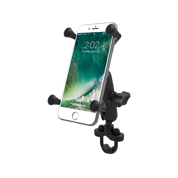 RAM Handlebar U-Bolt Mount with Universal RAM X-Grip Large Phone/Phablet Cradle (RAM-B-149Z-UN10U)
