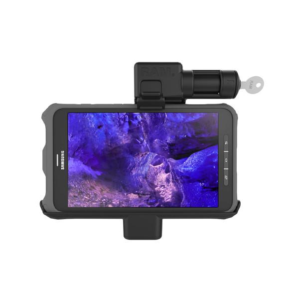 RAM Samsung Galaxy Tab Active 8.0 Locking Cradle w/ Keyed Lock (RAM-HOL-SAM7PKLU) - Image1