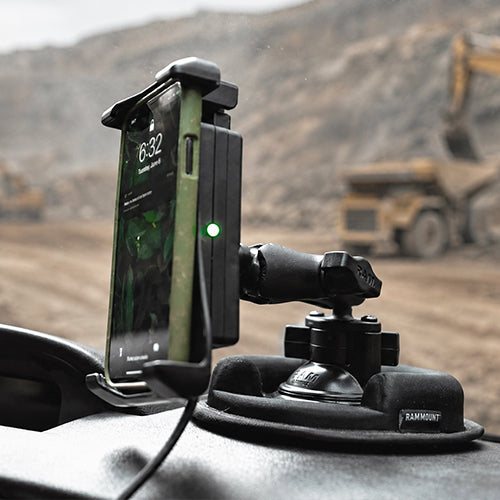 Best Phone Mounts for Mining, Construction and Heavy Equipment
