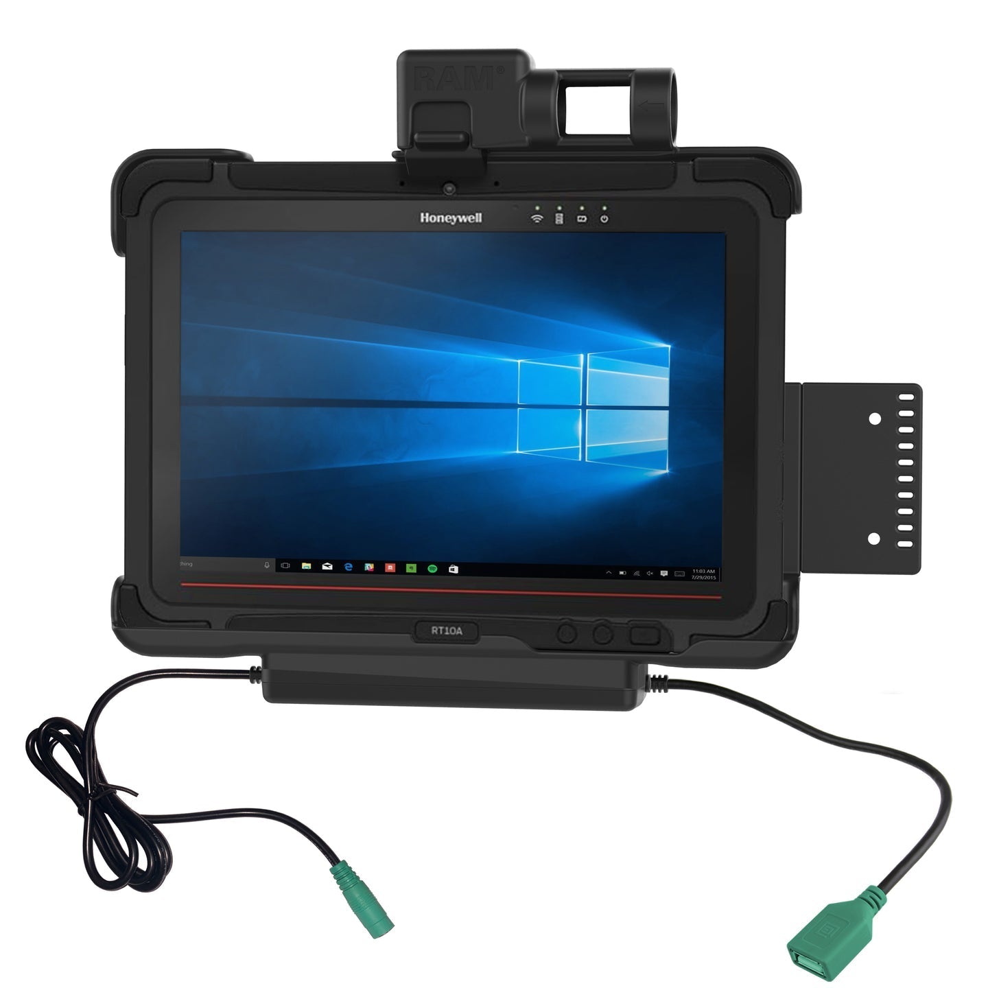 RAM® Power + Data Dock for Honeywell RT10 Tablet (RAM-HOL-HON9PDU)