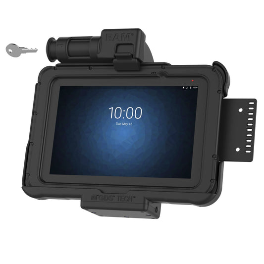 GDS® Key Locking Form-Fit Holder for Zebra ET5x 8.3" & 8.4" Series (RAM-HOL-ZE10KLU)