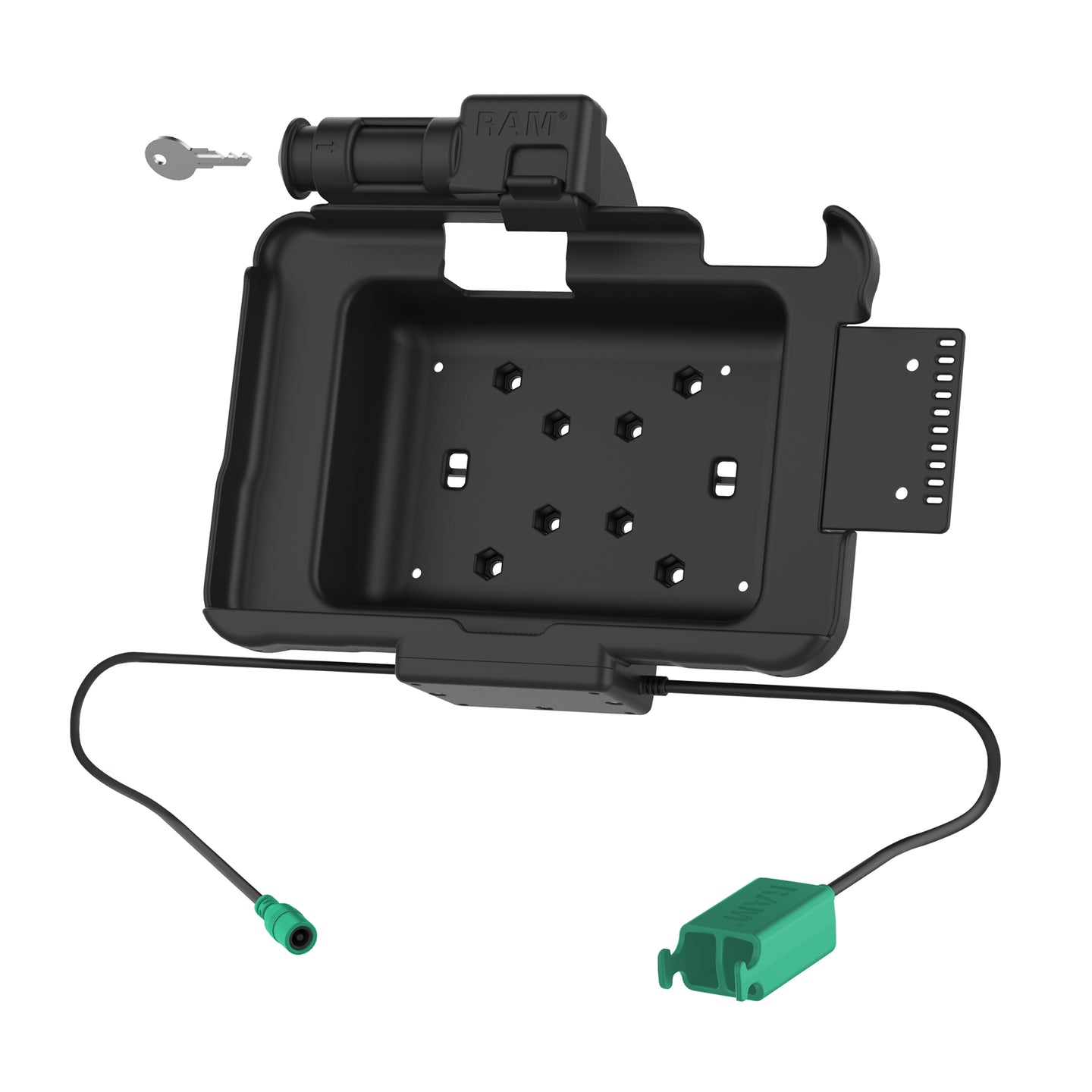GDS® Key Locking Power + Dual USB Dock for Zebra ET5x 8.3" & 8.4" Series (RAM-HOL-ZE10PD2KLU)