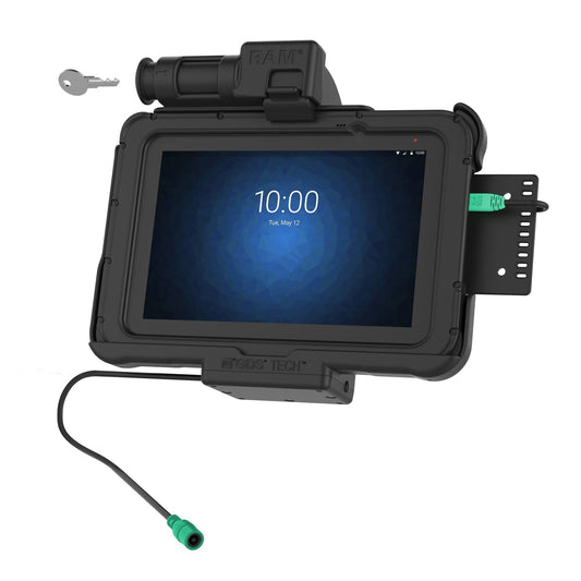 GDS® Key Locking Powered Dock for Zebra ET5x 8.3" & 8.4" Series (RAM-HOL-ZE10PKLU)