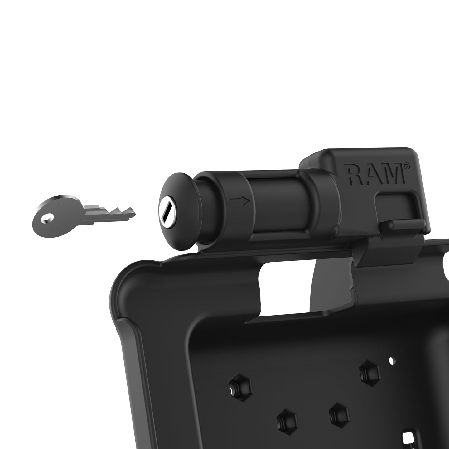 GDS® Key Locking Powered Dock for Zebra ET5x 8.3" & 8.4" Series (RAM-HOL-ZE10PKLU)