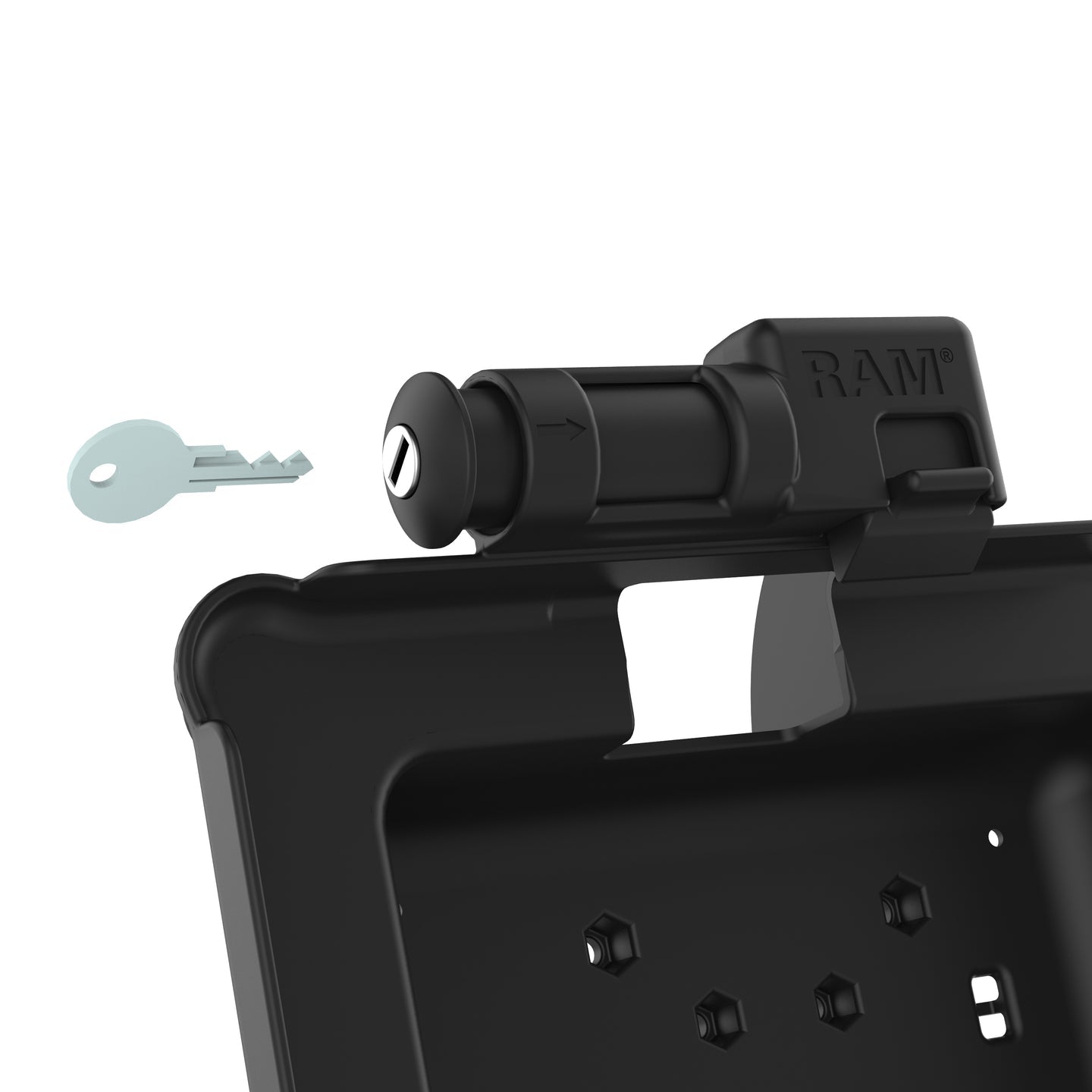 GDS® Key Locking Form-Fit Holder for Zebra ET5x 10.1" Series (RAM-HOL-ZE11KLU)