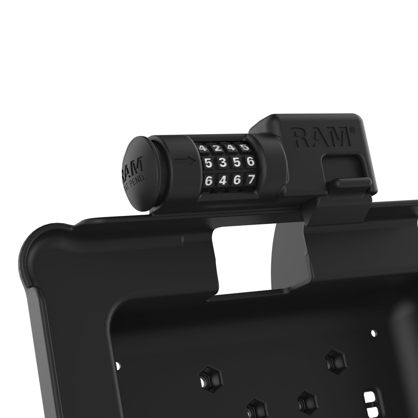GDS® Combo Locking Power + Dual USB Dock for Zebra ET5x 10.1" Series (RAM-HOL-ZE11PD2CLU)
