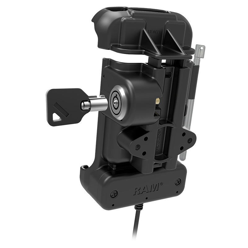 RAM® Key-Locking Form-Fit Powered Dock for Honeywell CT50, CT60 Series (RAM-HOL-HON7KLU)