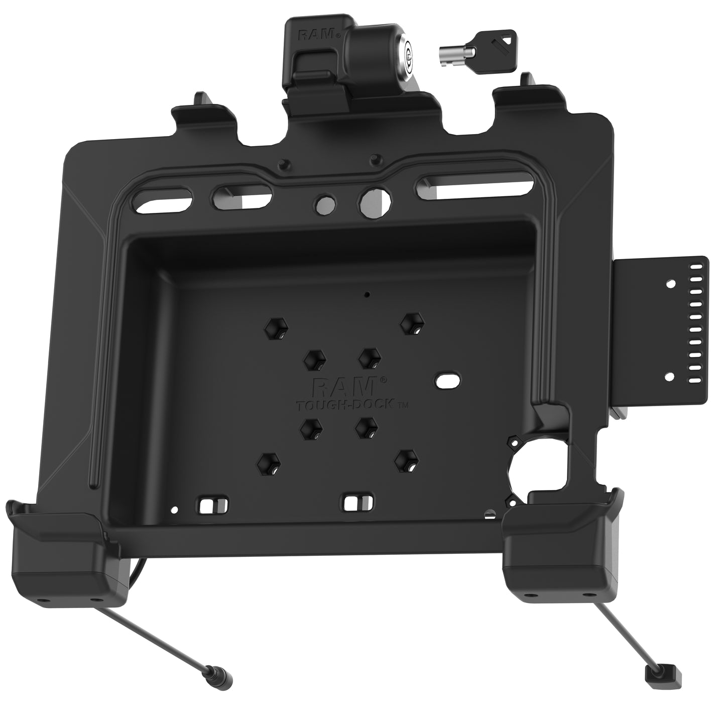 RAM® Power + Data Locking Dock for Zebra ET8x 2-in-1 Tablet (RAM-HOL-ZE22PDLU)