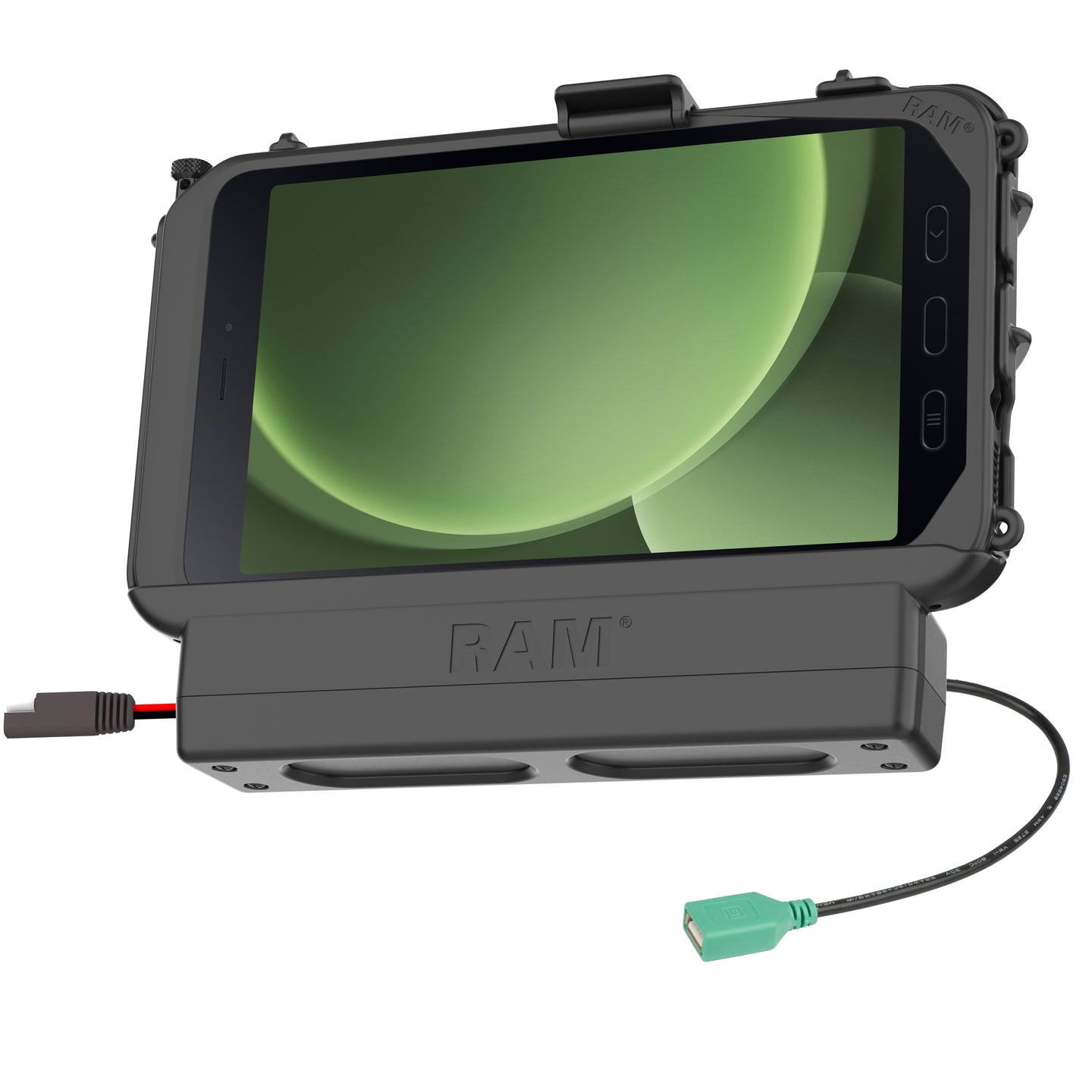 RAM® Power + Data Dock for Tab Active5 & 3 with Speaker Box (RAM-HOL-SAM61PDU)