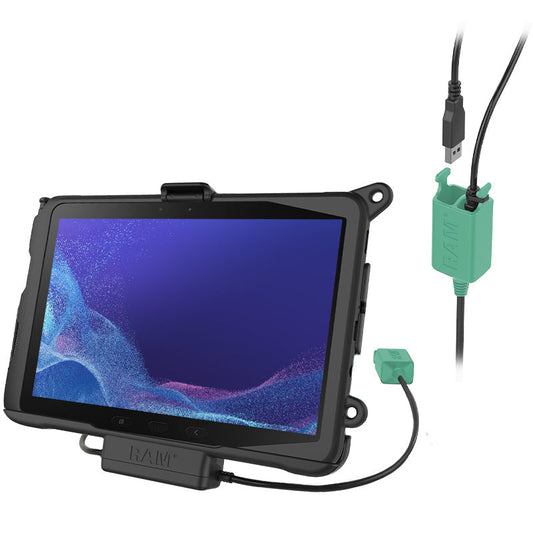 RAM® Power & Dual USB Data Dock for Tab Active4 Pro & Tab Active Pro (RAM-HOL-SAM52PD2U)