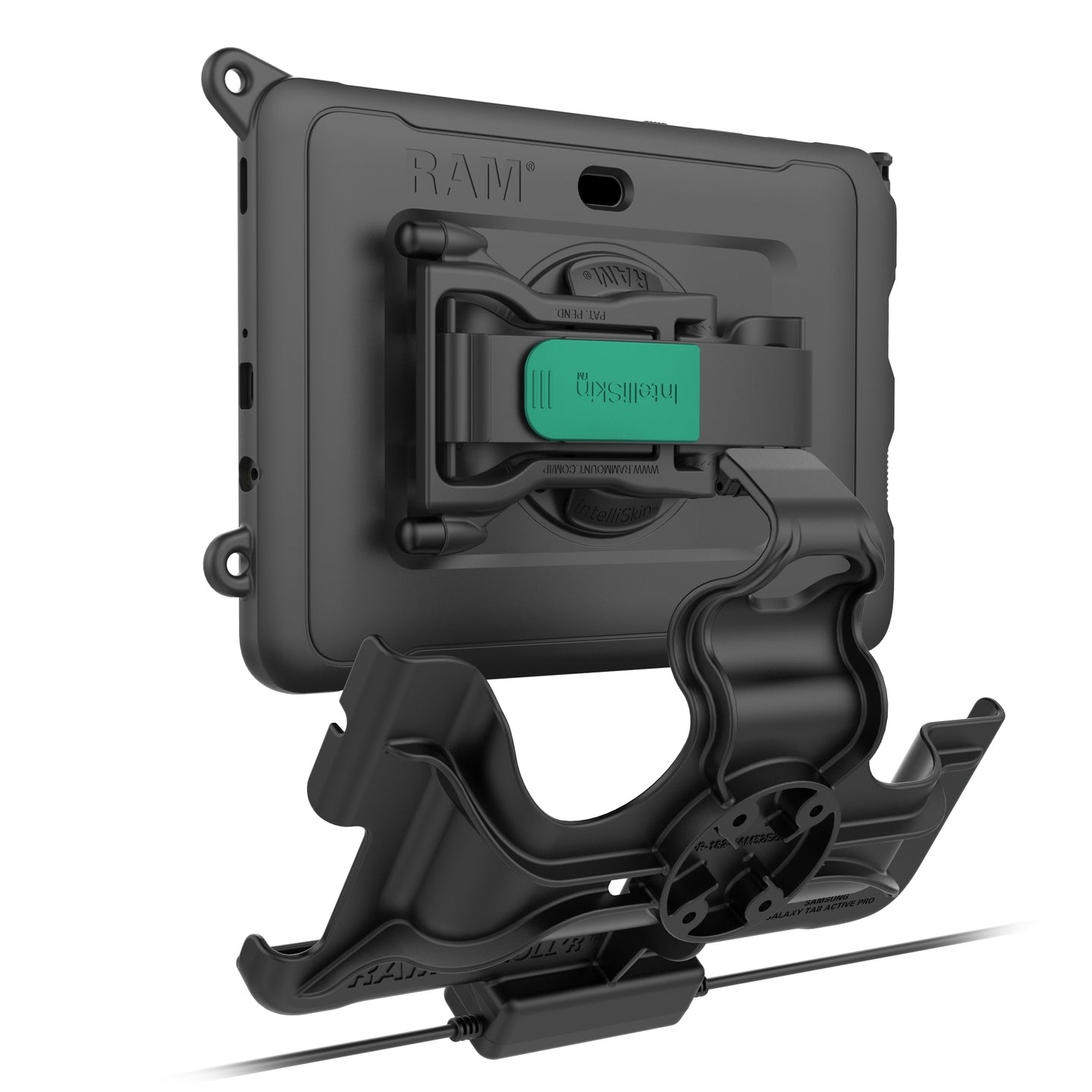 RAM® Power & Dual USB Data Dock for Tab Active4 Pro & Tab Active Pro (RAM-HOL-SAM52PD2U)
