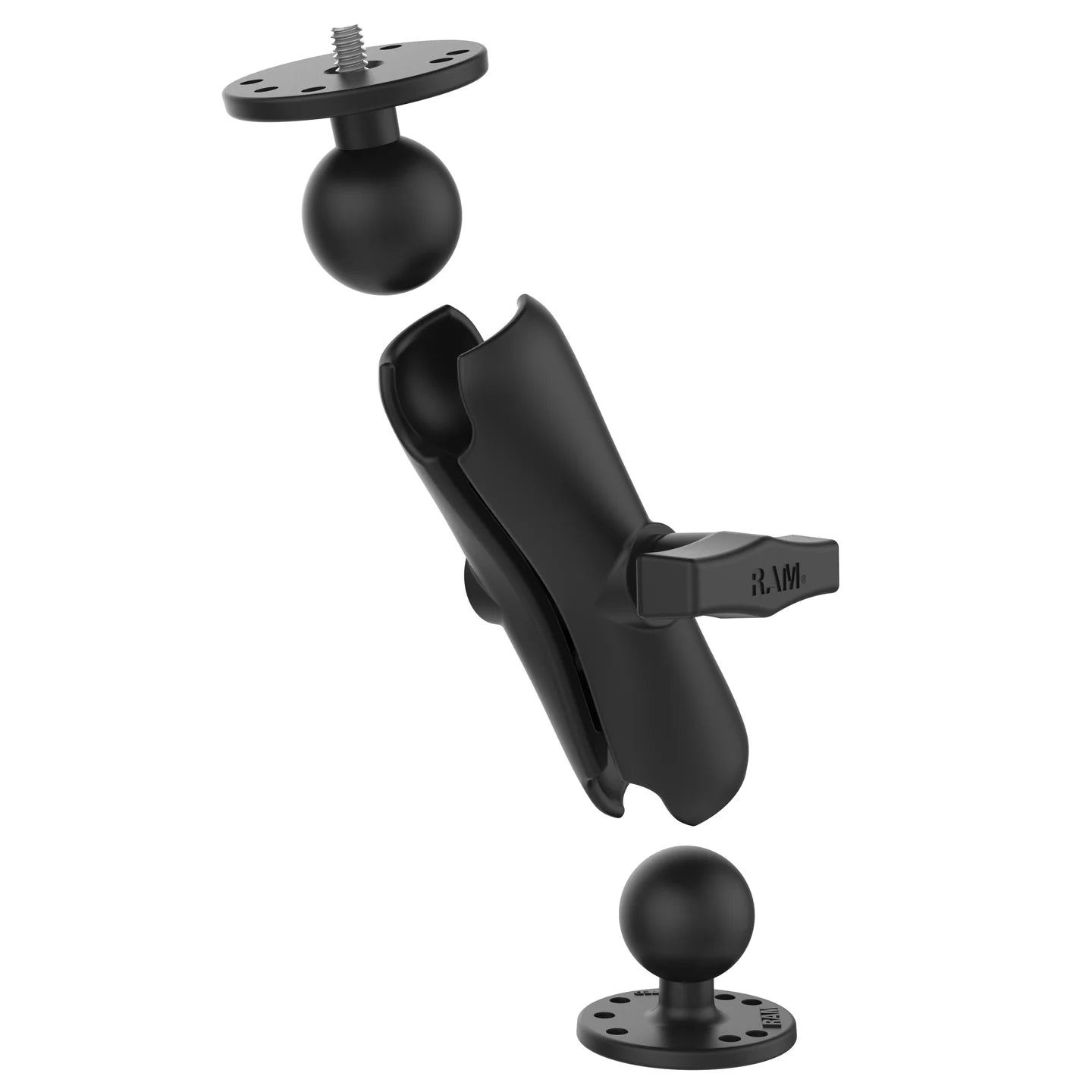 RAM C Size 1.5" Ball Camera Mount with Round Plate (RAM-101AU)