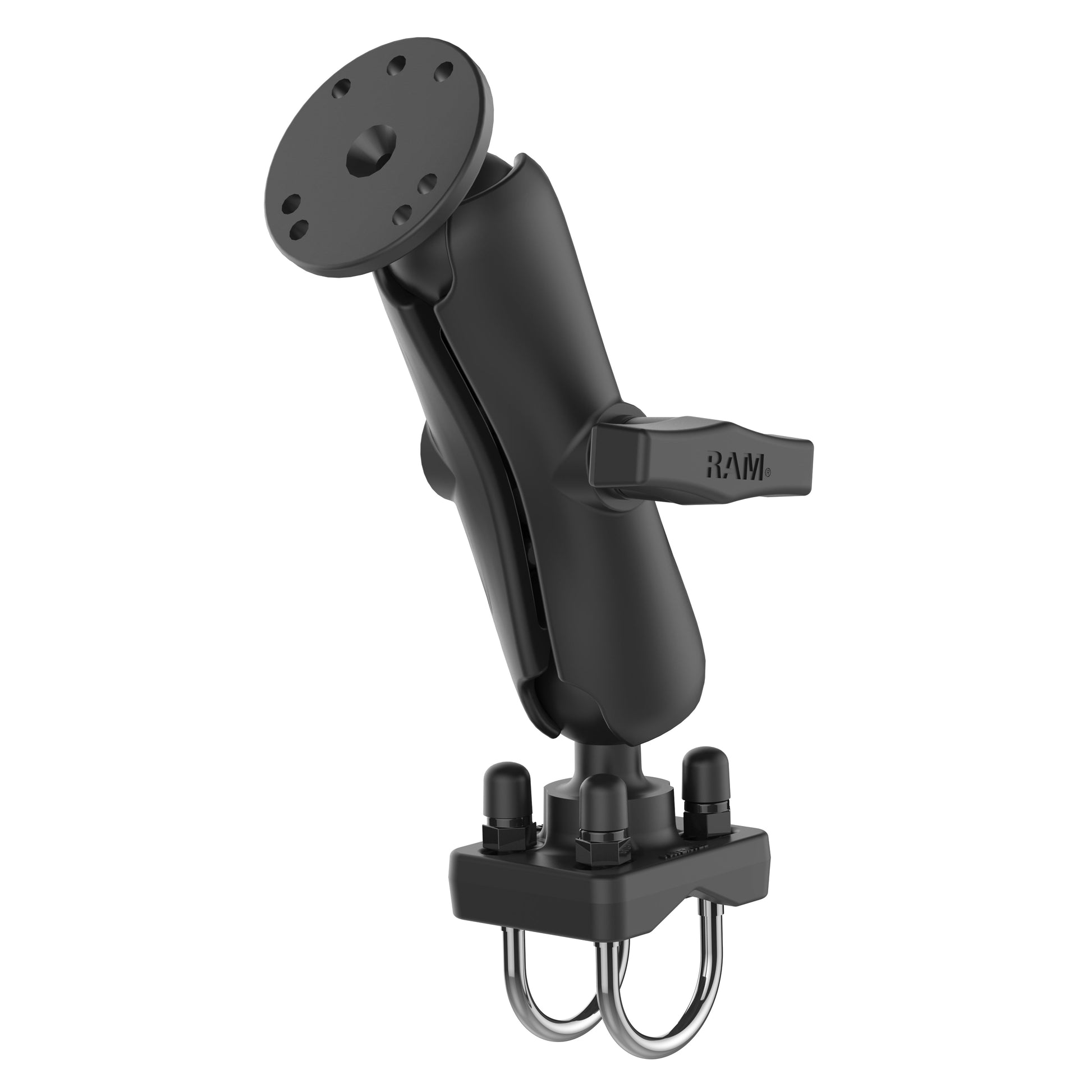 RAM® Double U-Bolt Rail Mount for Smaller Rails - C Size Medium (RAM-101U-235)