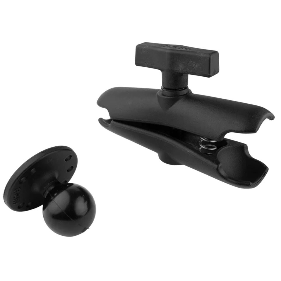 RAM® Double Socket Arm with Round Ball Plate (RAM-103U)