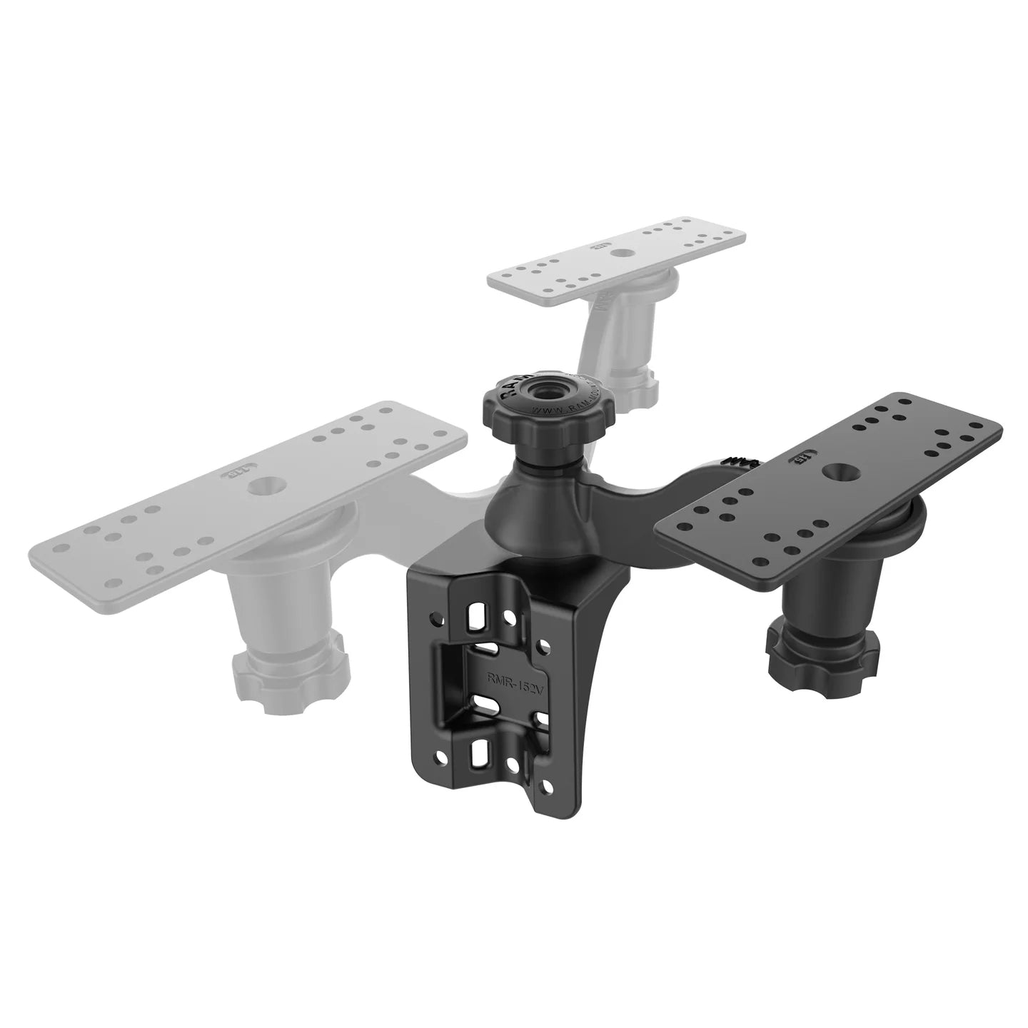 RAM Swing Arm w/ Rectangle Base & Vertical Mount