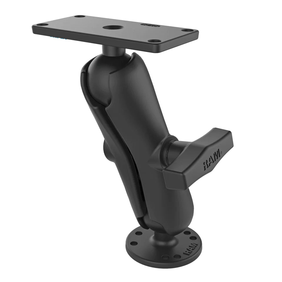 RAM Humminbird Helix 7 1.5" Ball Mount with Round Base (RAM-202-24-202U)