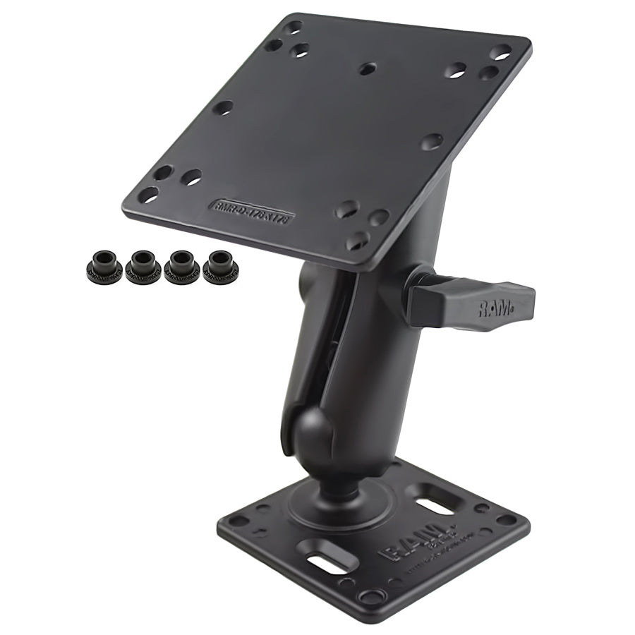 RAM® Double Ball Mount with 75x75mm VESA Plate and 100x100mm VESA Plate (RAM-246-2461U)