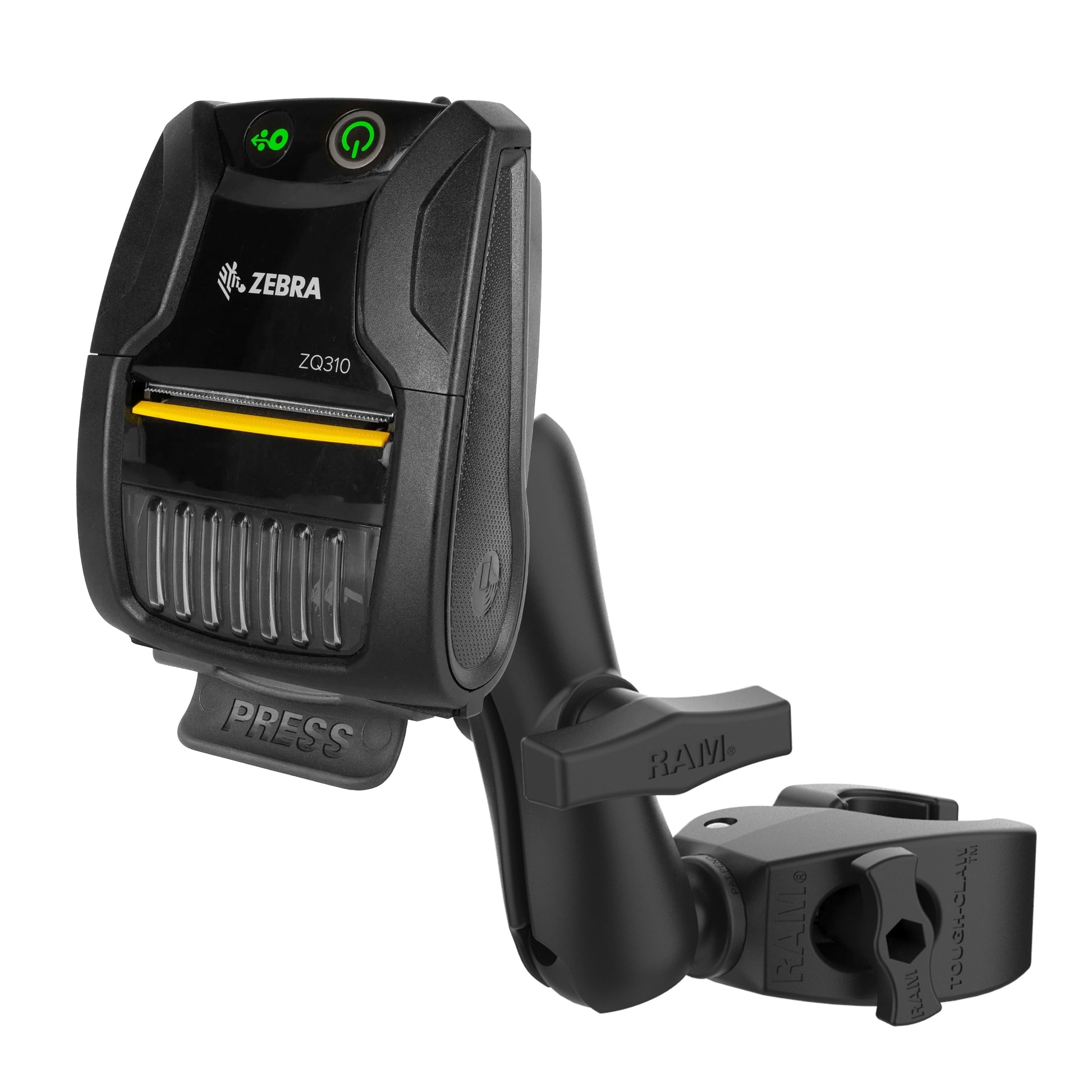 RAM® Printer Mount for Zebra ZQ310 with Medium Tough-Claw™ (RAM-404-ZE28U)