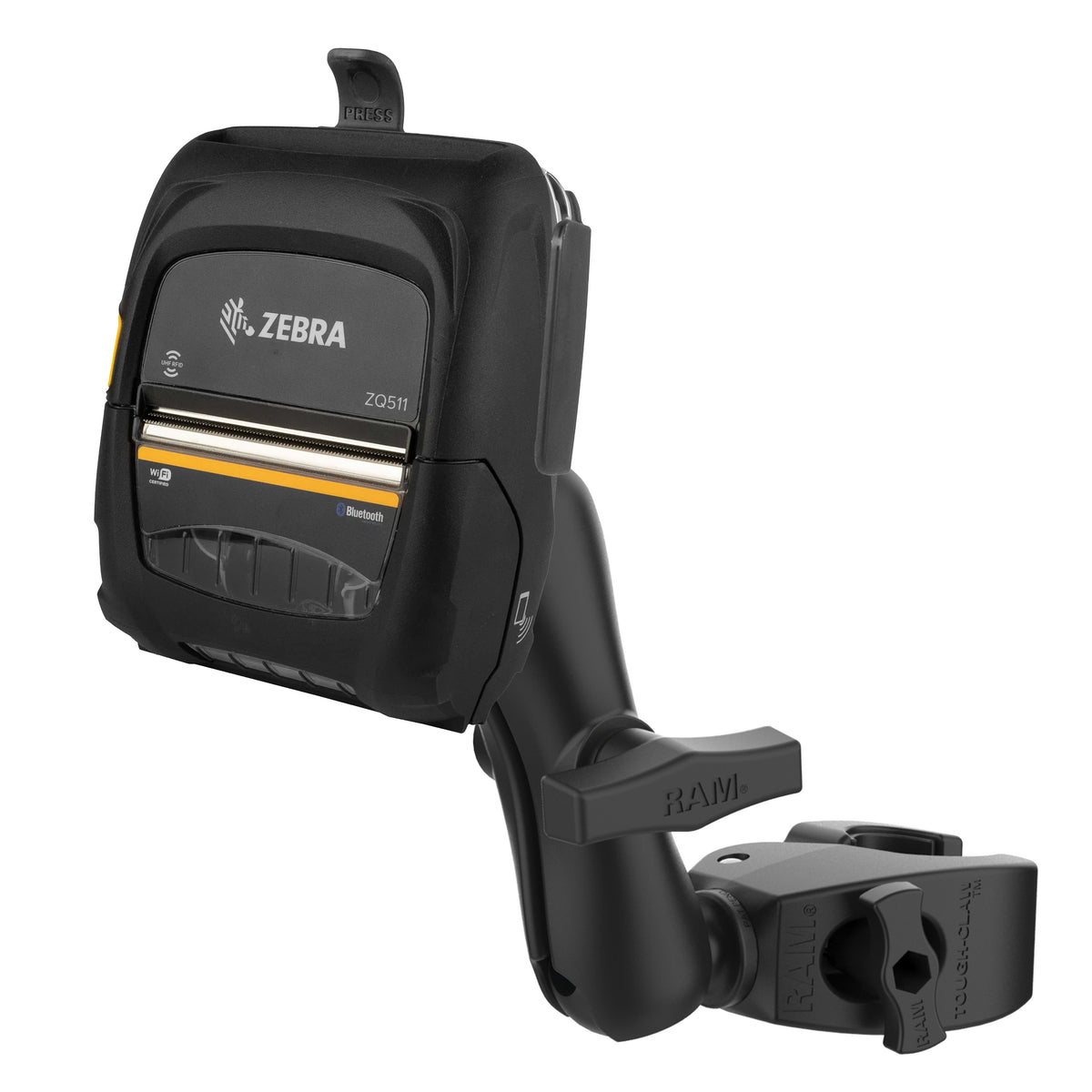 RAM® Printer Mount for Zebra ZQ511 with Medium Tough-Claw™ (RAM-404-ZE29U)
