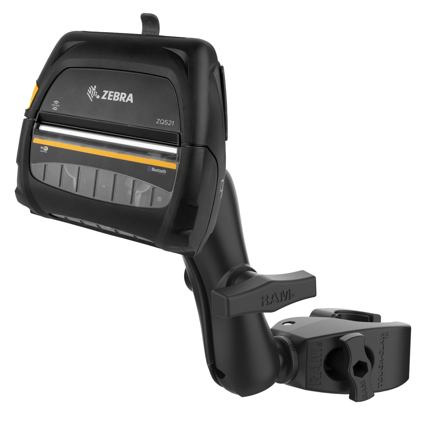 RAM® Printer Mount for Zebra ZQ521 with Medium Tough-Claw™ (RAM-404-ZE30U)