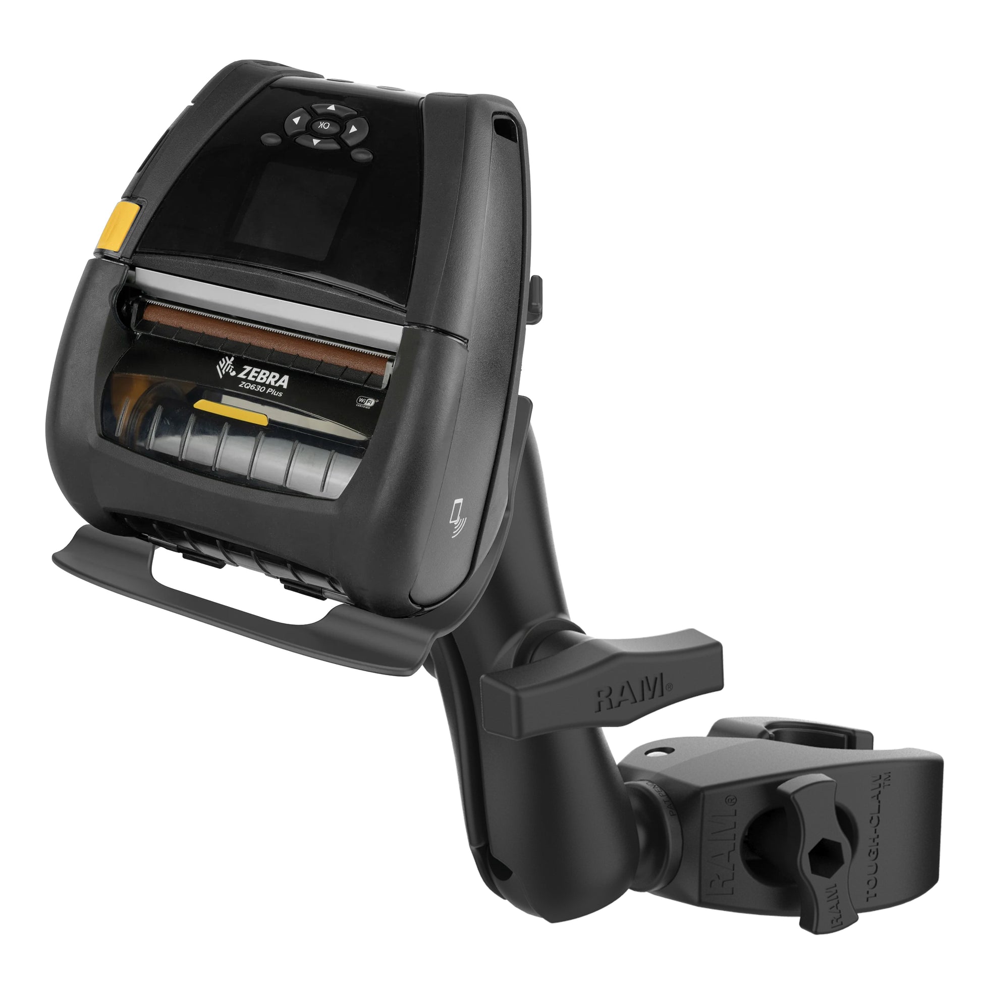 RAM® Printer Mount for Zebra ZQ630 with Medium Tough-Claw™ (RAM-404-ZE31U)